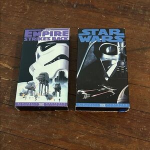 Star Wars & The Empire Strikes Back VHS Box Set - Blue, Black, White